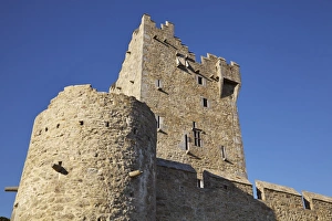 Ross Castle, on the shore of Lough Leane, Killarney National Park, Killarney, County Kerry