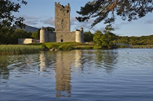 Killarney Prints: Ross Castle, on the shore of Lough Leane, Killarney National Park, Killarney, County Kerry