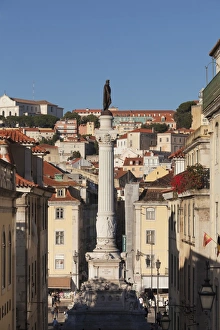 Rossio Prints: Rossio, Praca de Dom Pedro IV, Baixa, Lisbon, Portugal, Europe