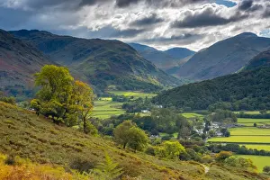 Borrowdale Prints: Rosthwaite, Borrowdale, Lake District National Park, Cumbria, England, United Kingdom