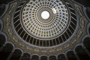Cupola Prints: Round cupola of the Befreiungshalle (Hall of Liberation) upon Mount Michelsberg above the city of Kelheim