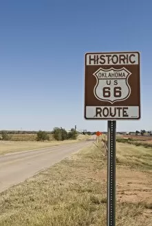 Images Dated 1st November 2007: Route 66, Oklahoma, United States of America, North America
