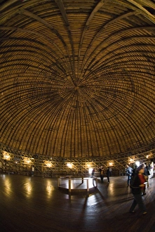 Images Dated 31st October 2007: Route 66 Round Barn, Arcadia, Oklahoma, United States of America, North America