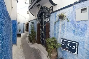 Route in the Kasbah, Rabat, Morocco, North Africa, Africa
