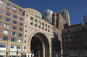 Highrise Prints: Rowes Wharf by Boston Harbor