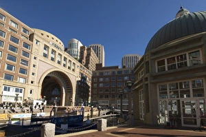 Rowes Wharf Prints: Rowes Wharf by the Waterfront