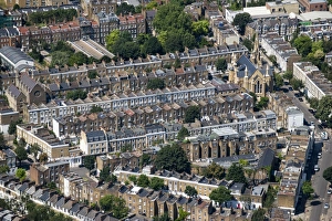 Suburban Prints: Rows of Victorian terraced houses in London, England, United Kingdom, Europe