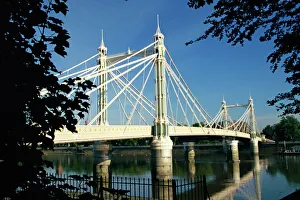 Royal Albert Bridge, Chelsea, London, England, United Kingdom, Europe
