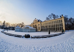 Warsaw Prints: Royal Baths Park, New Orangery, Warsaw, Masovian Voivodeship, Poland, Europe