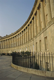 Banister Prints: The Royal Crescent, Bath, Avon, England, UK
