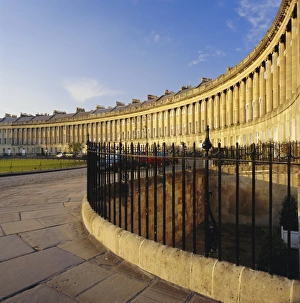 The Royal Crescent, Bath, Avon & Somerset, England