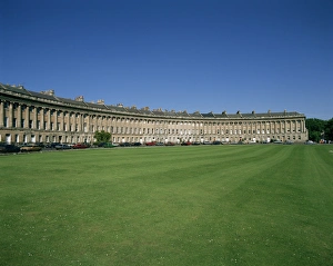 Royal Crescent, Bath, UNESCO World Heritage Site, Avon, England, United Kingdom, Europe