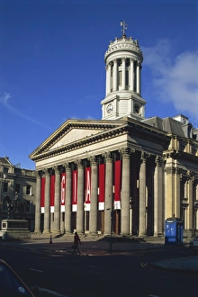 Glasgow Prints: The Royal Exchange, now Stirling Library, Glasgow, Scotland, United Kingdom, Europe