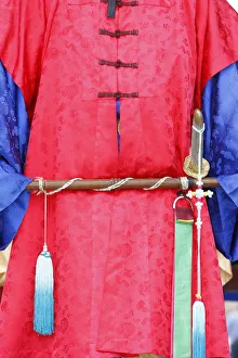 Guardsman Prints: Royal guard, Changdeokgung Palace, Seoul, South Korea, Asia