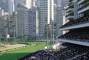 Terrace Prints: Royal Jockey Club, Happy Valley, Hong Kong, China, Asia