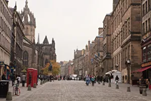 Street Scenes Prints: Royal Mile, The Old Town, Edinburgh, Scotland, United Kingdom, Europe