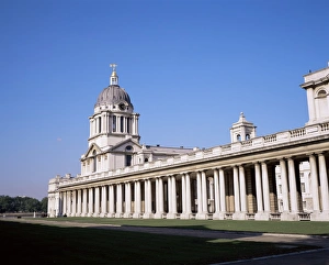 Greenwich Prints: Royal Naval College, UNESCO World Heritage Site, Greenwich, London, England