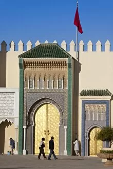 Images Dated 12th November 2009: Royal Palace, Fez, Morocco, North Africa, Africa