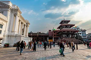 Kathmandu Prints: Royal palace Gaddi Baithak, Durbar Square
