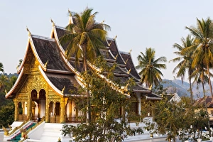 Step Prints: Royal Palace, Luang Prabang, Laos, Indochina, Southeast Asia, Asia