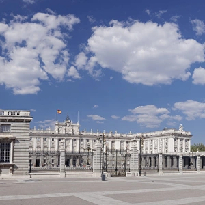 Madrid Prints: Royal Palace (Palacio Real), Plaza de la Armeria, Madrid, Spain, Europe