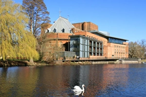 Swan Prints: Royal Shakespeare Company Theatre and River Avon