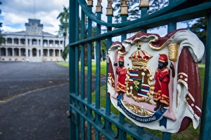 Coat Of Arms Prints: Royal signs before the Iolani Palace