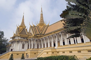 The Royal Throne Hall, The Royal Palace, Phnom Penh, Cambodia, Indochina