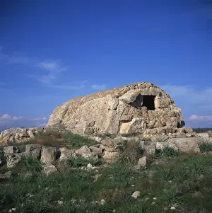 North Cyprus Prints: Royal tombs of the Achaean Kings, dating from the 8th to 7th centuries BC