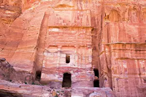 Petra Prints: The Royal Tombs in the southern part of the historic and archaeological Nabataean city of Petra