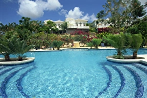 Swimming Pools Prints: Royal Westmoreland Villas, Barbados, West Indies, Caribbean, Central America