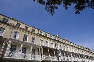 Balconies Prints: Royal York Crescent, Clifton, Bristol, Avon, England, United Kingdom, Europe