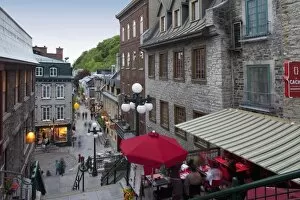 Images Dated 28th May 2009: Rue du Petit-Champlain in the lower city, Quebec City, Quebec, Canada, North America