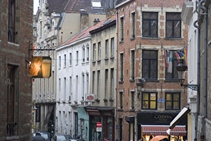 Images Dated 17th April 2009: Rue de l Etuve, Brussels, Belgium, Europe