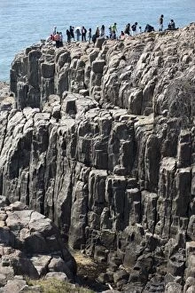 Images Dated 29th April 2009: The rugged basaltic cliffs called Tojimbo in Sakai on the Sea of Japan coast