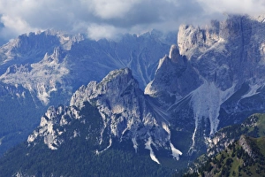 Canazei Prints: The rugged Rosengarten Peaks in the Dolomites near Canazei