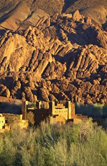 Ouarzazate Prints: Ruin Fortress, Dades Valley, Morocco