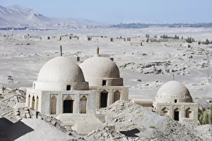 Neglected Prints: Ruined city of Jiaohe, Turpan on the Silk Route, UNESCO World Heritage Site