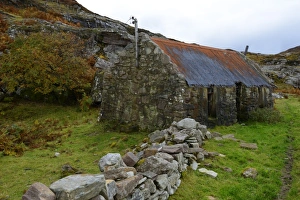 Bad Condition Prints: Ruined croft, Ardmair, Ullapool, Highlands, Scotland, United Kingdom, Europe