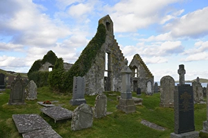 Over Grown Prints: Ruins of 17th century Balnakeil Church