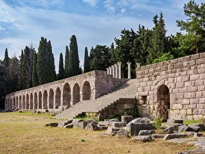 Kos Island Prints: Ruins of ancient Asclepieion, Kos Island, Dodecanese, Greek Islands, Greece, Europe