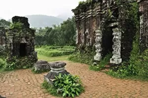 Images Dated 31st December 2009: Ruins of the ancient Cham city of My Son, UNESCO World Heritage Site, Vietnam
