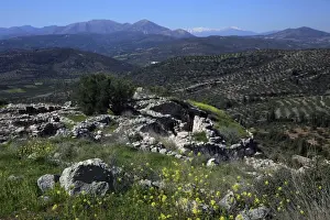 Peloponnese Prints: The ruins of the ancient city of Mycenae, UNESCO World Heritage Site, Peloponnese