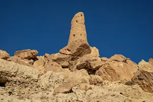 Geological Prints: Ruins of an ancient tower at Shahr-e-Gholghola near Bamiyan
