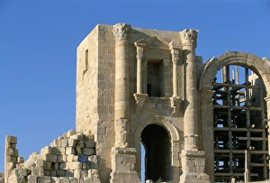 Jerash Prints: Ruins, archaeological site