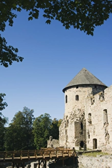 Cesis Prints: The ruins of Cesis castle