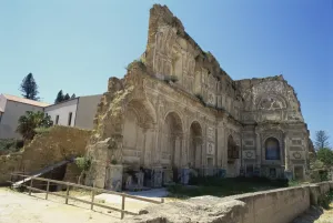 Earthquake Prints: Ruins of the church after the earthquake of 1968, Santa Margherita Belice