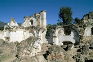 Earthquake Prints: Ruins of the Church of La Recoleccion