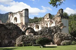 Destruction Prints: Ruins of the Church of La Recoleccion, destroyed by earthquake in 1700s