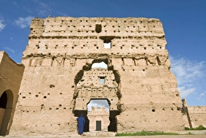 Ruins of the El Badi Palace, Marrakech (Marrakesh), Morocco, North Africa, Africa Ruins of the El Badi Palace, Marrakech (Marrakesh), Morocco, North Africa, Africa